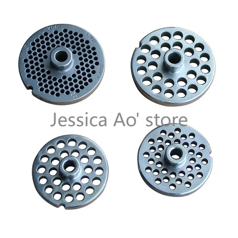 32# Electric Meat Grinder Orifice Plate Stainless Steel Meat Plate Sieve Round Knife Meat Grate Meat Grinder Accessories