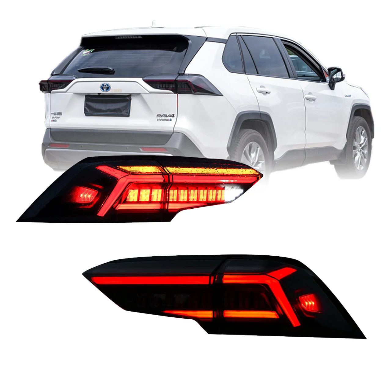 

Modified Car Tail Light LED Tail Lamp For Toyota Rav4 2022 Year Rear Lamp