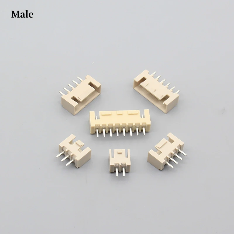 10Pcs Xhb2.54 Jst 2.5mm Buckle Straight Needle Bent Needle Heat-Resistant Connector