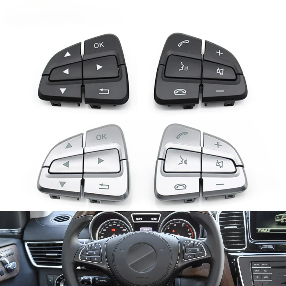 

Interior Multifunction Steering Wheel Control Switch Button Keys For Mercedes BENZ A B CLS GLS GLE W172 W246 W218 W156 W292 W166