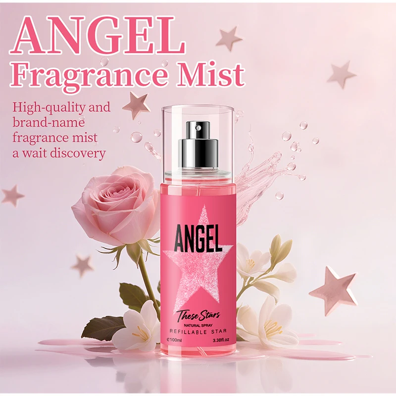 Angel Woody Almizcle Fragancia Marca Citrusy Fragancia Oriental Fresca Eau De Toilette Notas acuáticas para mujeres Perfume de Colonia para hombres