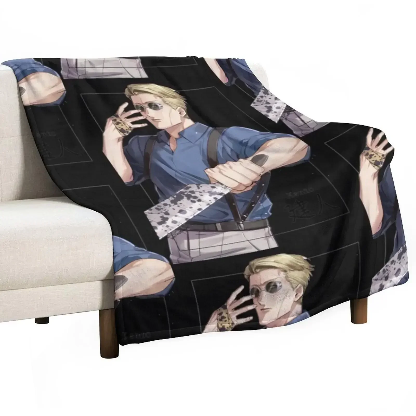 Nanami Kento Essential Throw Blanket Retros Designers Cute Plaid wednesday cosplay anime Furry Blankets