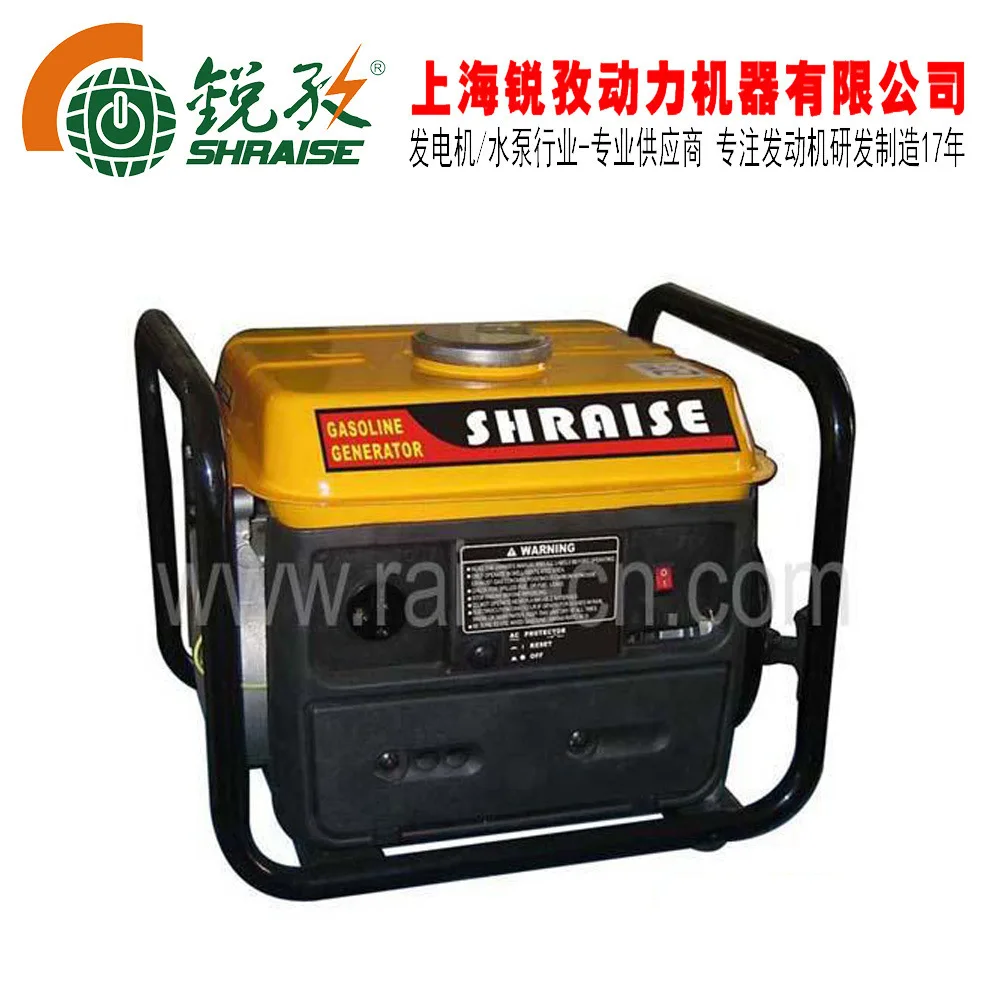 RZ1200DCJ  1KW gasoline generator set, air-cooled, two-stroke 950 generator, 220V portable, small in size and light in weight