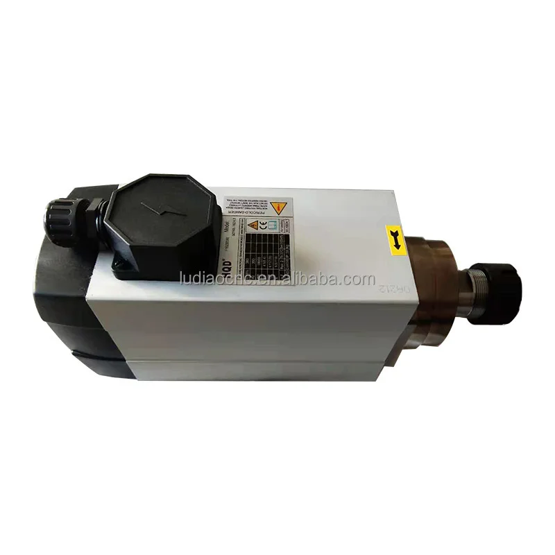 Spindle Motor Hqd for Ludiaocnc Cnc Router Parts Air Cooling 3.5kw 4.5kw 6.0kw 10 Provided 3. 15kw Engines 4. Quick Changer ER32