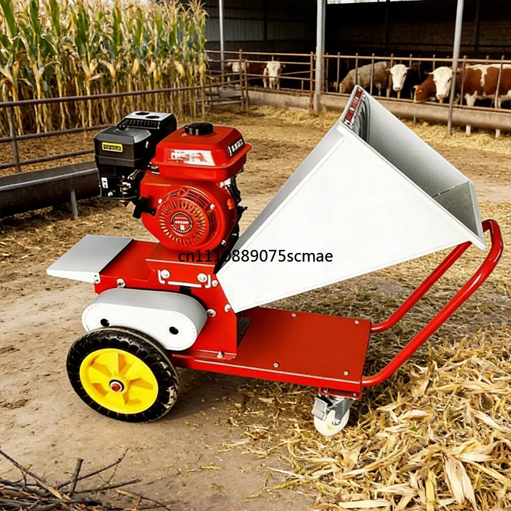 Portable mobile guillotine branch crusher straw garden original dry and wet dual-purpose high efficiency