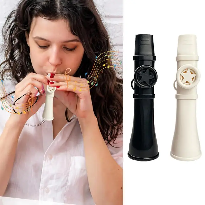 Kazoos para niños, instrumentos musicales reutilizables, Kazoo educativo para guitarra, ukelele, violín, Piano, teclado, regalo para amantes de la música