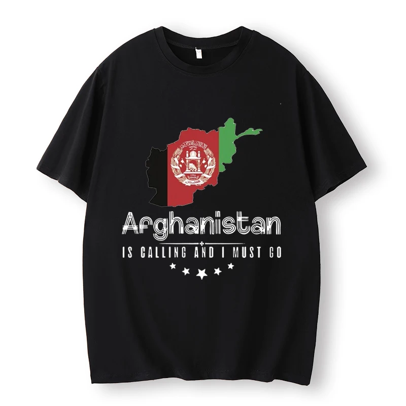 Afghanistan Oversized T-Shirts, Muslims, Comfortable Travel to Kabul, Afghanistan,Afghanistan Flag T-Shirts,Harajuku Casual Tops