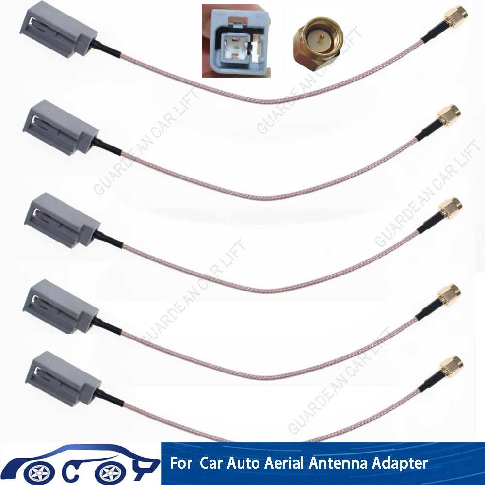 For Honda Mazda MITSUBISHI GSM/GPS/DAB/Radio Car Auto Aerial Antenna Adapter GT5 (Male) Plug To SMA (Male) Plug Cable