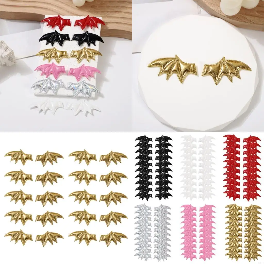 

DIY Demons Horn Wing Crafting Supplies Sturdy PU Leather Accessories Y08E
