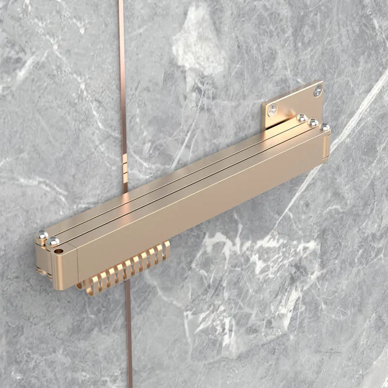 

Bearing 400 Catties Invisible Clothes Rack, Wall-mounted Clothes Rack, 21 Clothes Racks, Indoor Clothes Rack