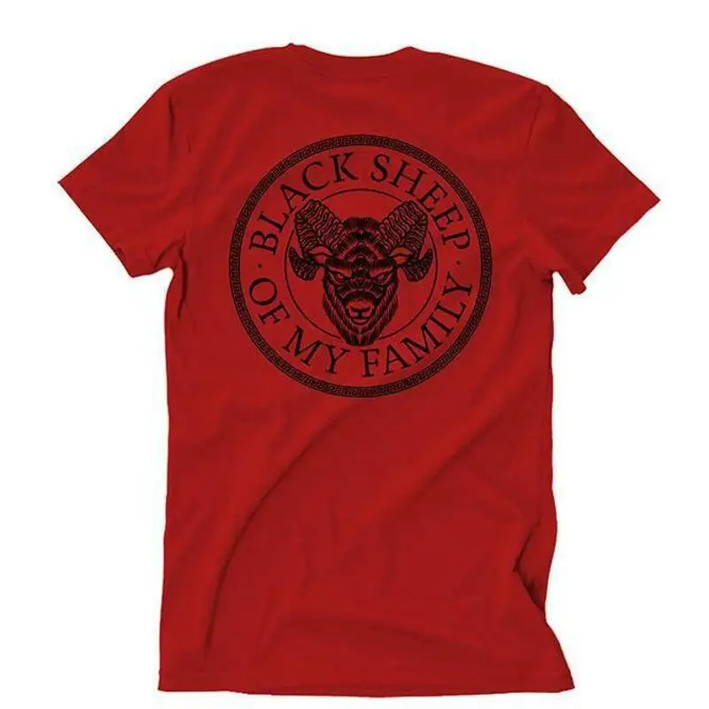 

СОВЕРШЕННО НОВАЯ футболка InkAddict BLACK SHEEP RED SMALL 3XLARGE TATTOO LIMITED