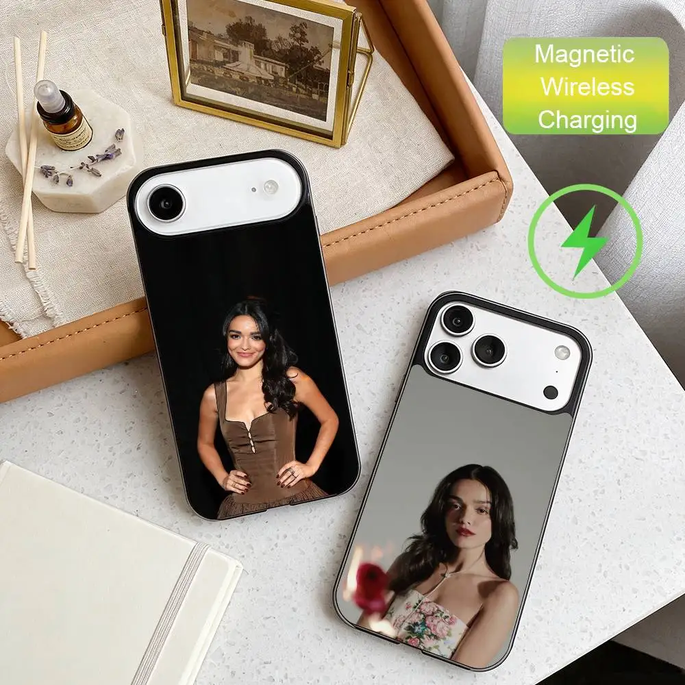 

R-Rachel Zegler Fairy Tale Style Phone Case For iPhone17,16,15,14,13,12,Wireless charging protective case soft cover