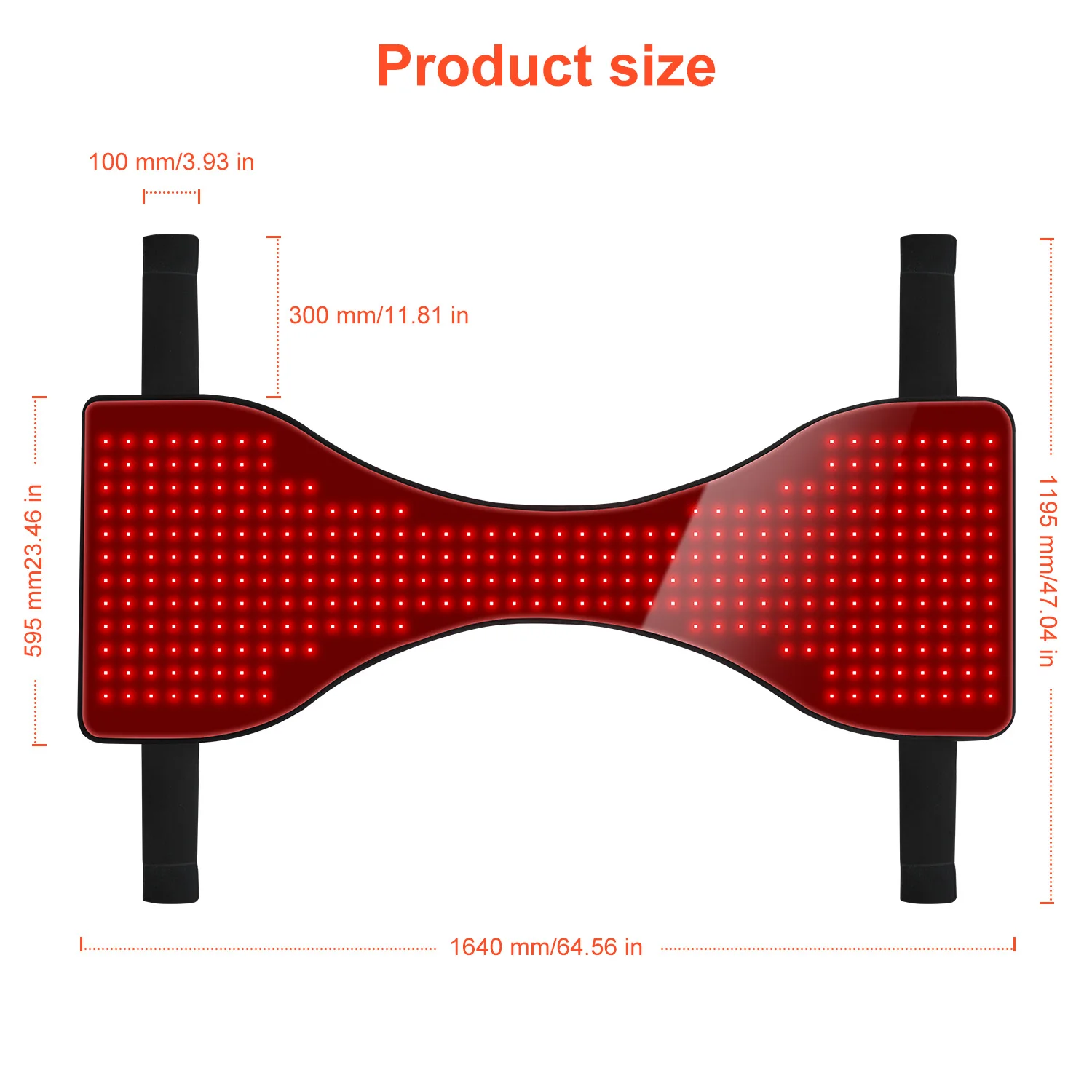 Equine Red Light Therapy For Pain Relief Infrared Red Light Therapy Pad Wrap With Rechargeable Battery