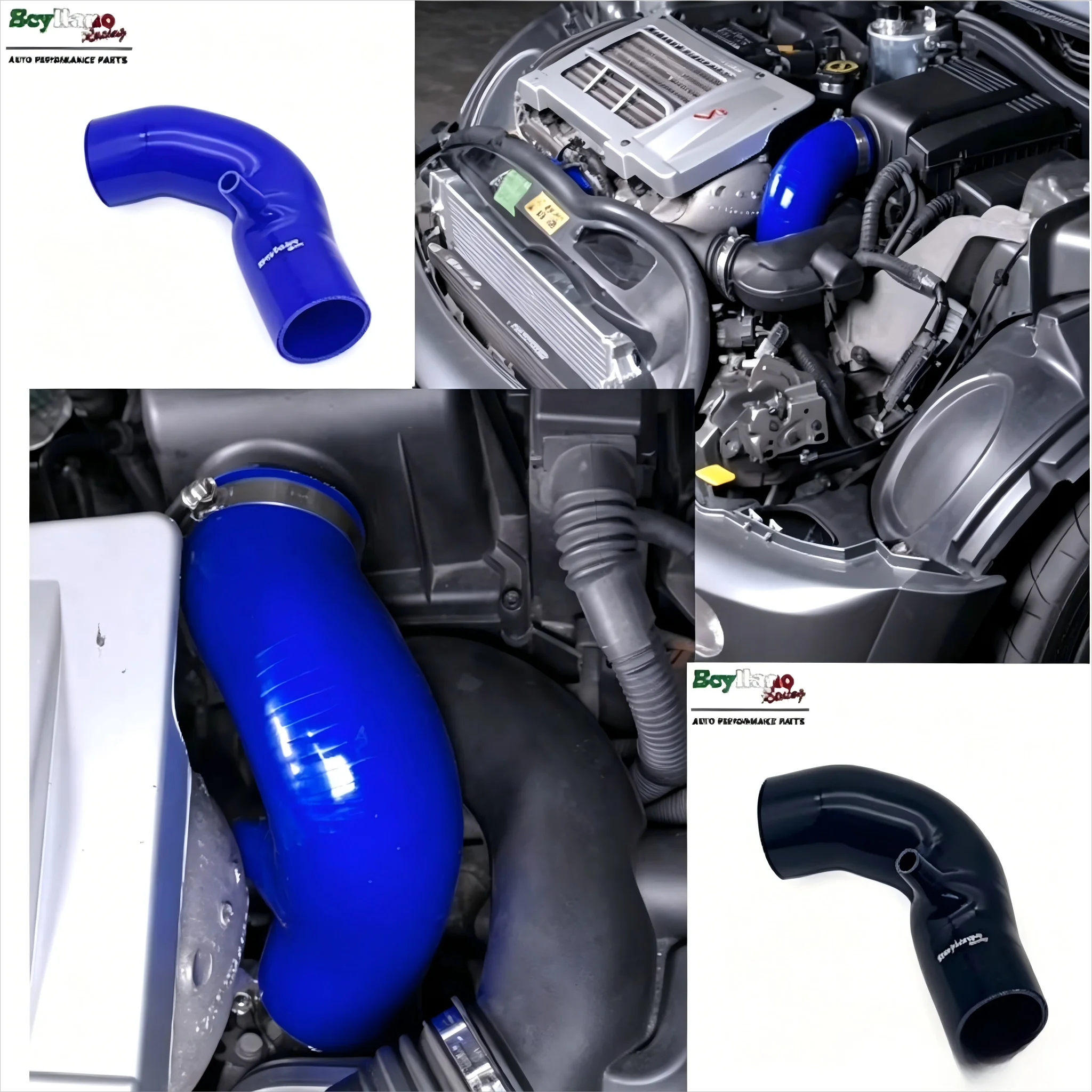 

Fit 2002 2003 2004 2005 2006 2007 2008 Mini Cooper S R52 R53 Upper Silicone Air Filter Intake Duct Hose Supercharged 13721491743