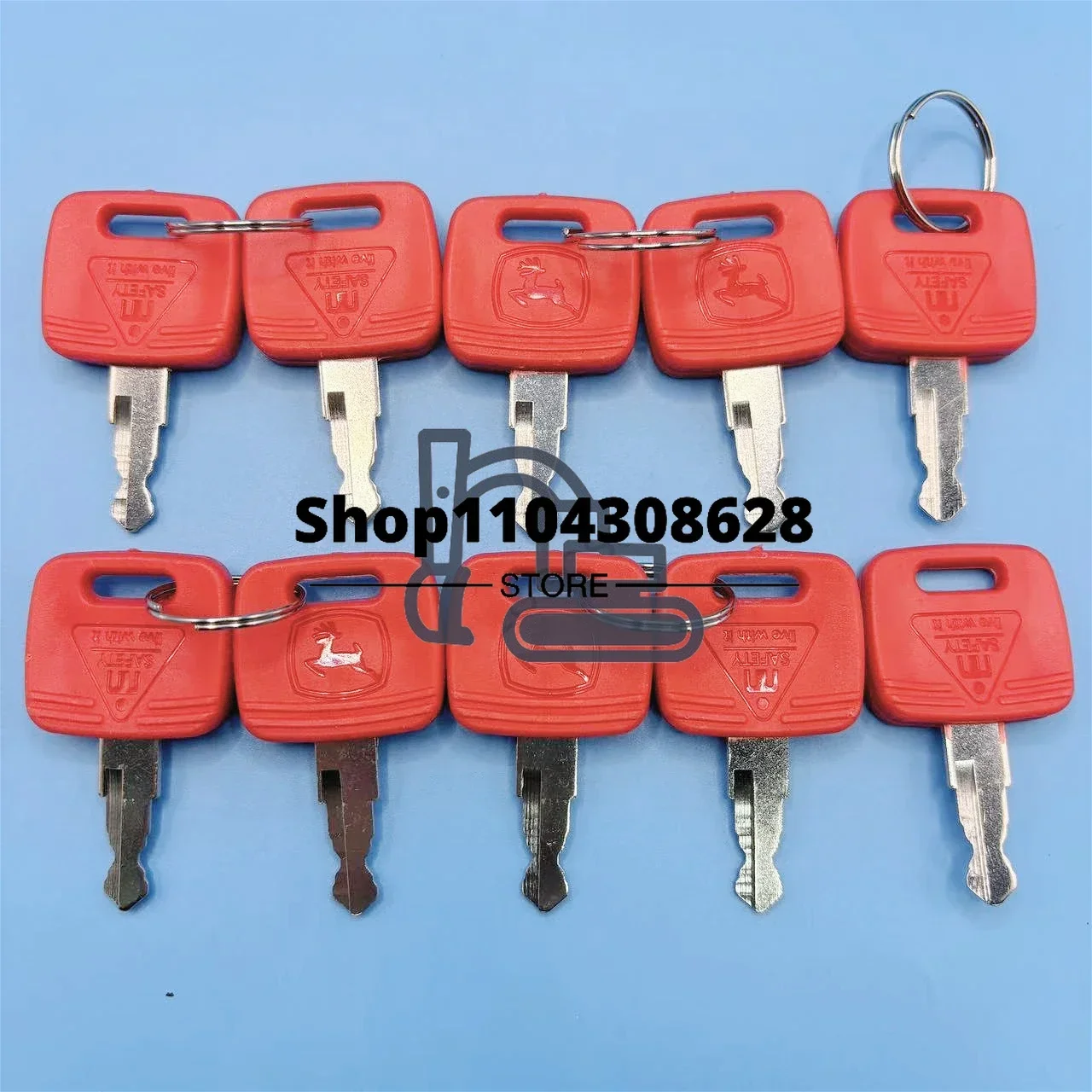 2/10PCS RE183935  RE43492 RE71557 RE81404 Key For John Deere Tractor 6010 6110 6210 6310 6410 6510 Engine