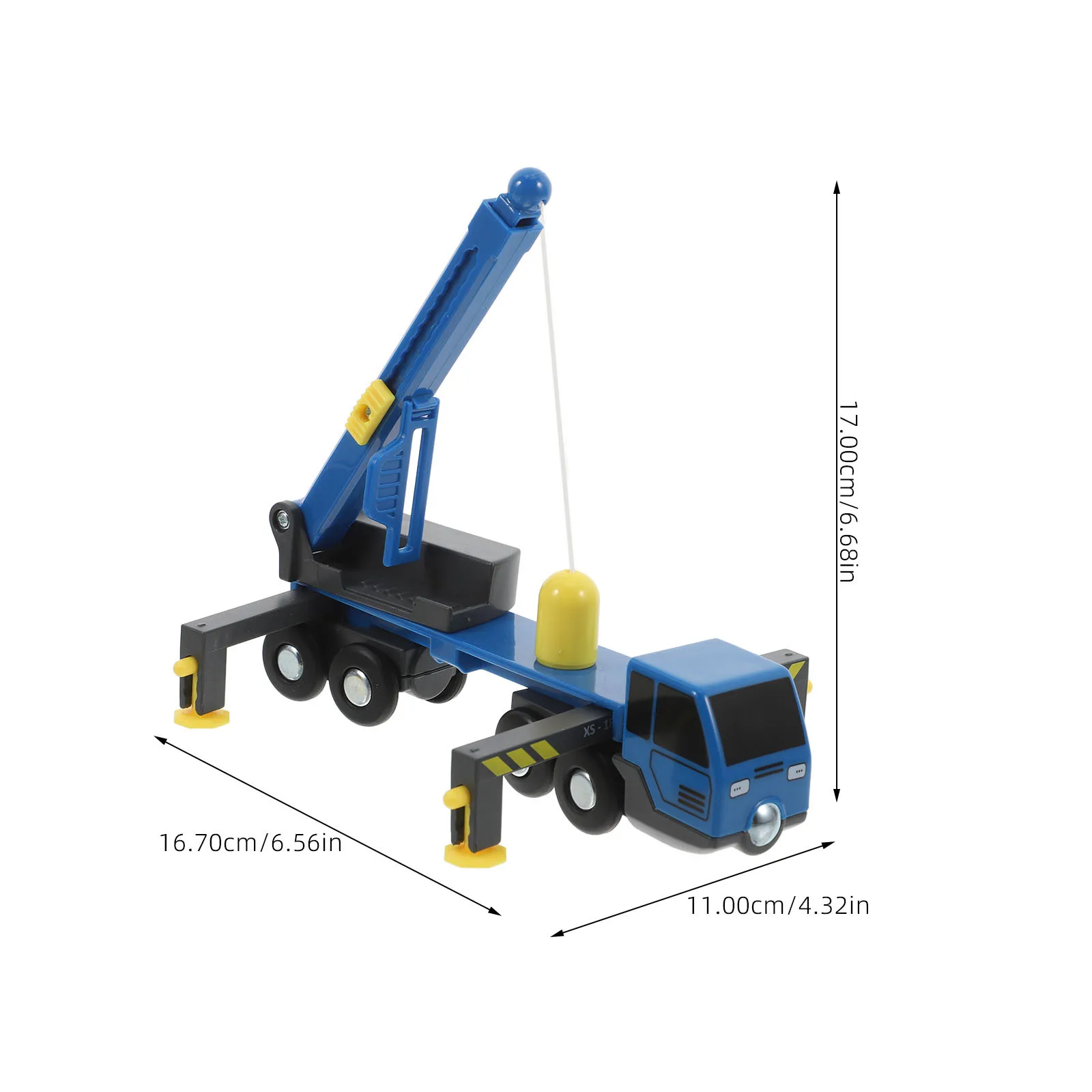 Camión de grúa grande de plástico 360 °   Mini grúa de ingeniería de simulación de vehículo elevador de vista de motor de brazo telescópico de rotación