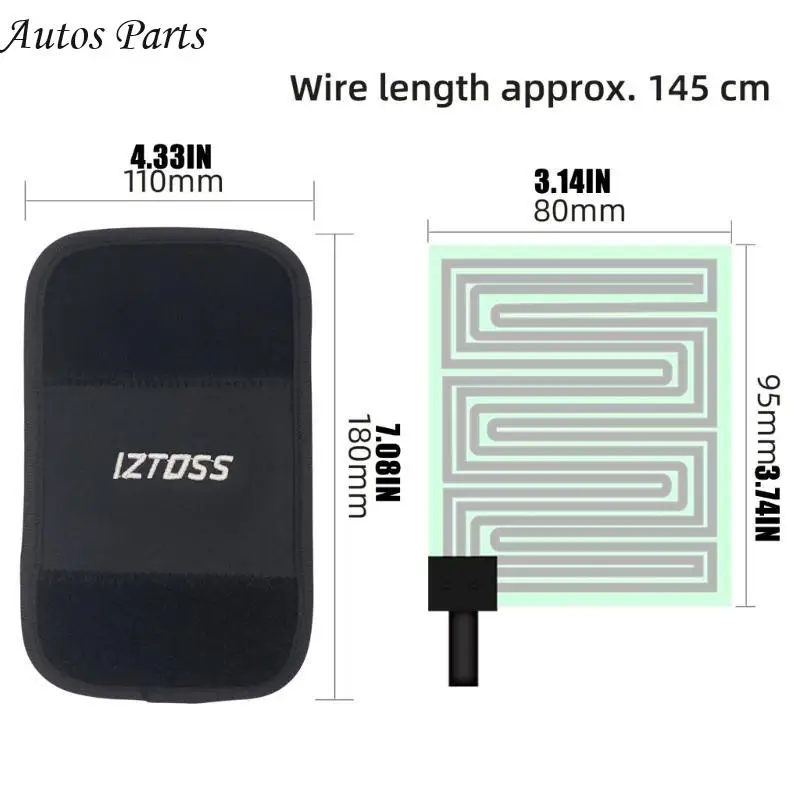 57BA Electric Heated Handlebar Grips Cover Pad Motorcycle Heated Grips Easy Installation Motorbike Handlebar Heater Warmer view 6