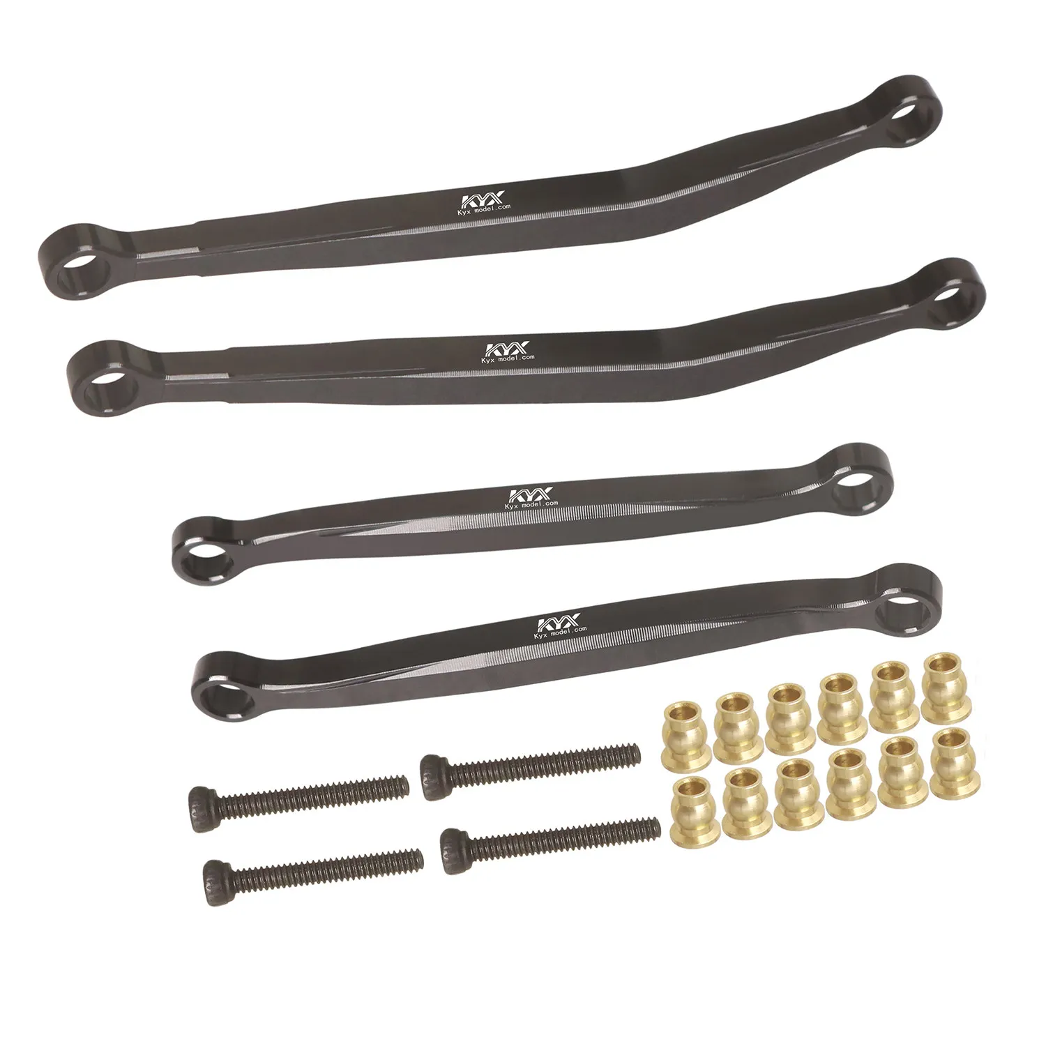 

Aluminum Alloy Frame Chassis Front Rear Pull Bars for 1/30 RC Crawler Car Axial SCX30 Frame Upgrade Parts