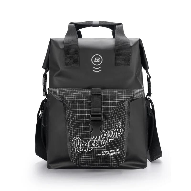 AliExpress ROCKBROS Shoulder Strap Design Multifunctional Bag Suitable for Brompton Folding Bikes Folding Bike Front Bag 18L Large Capacity