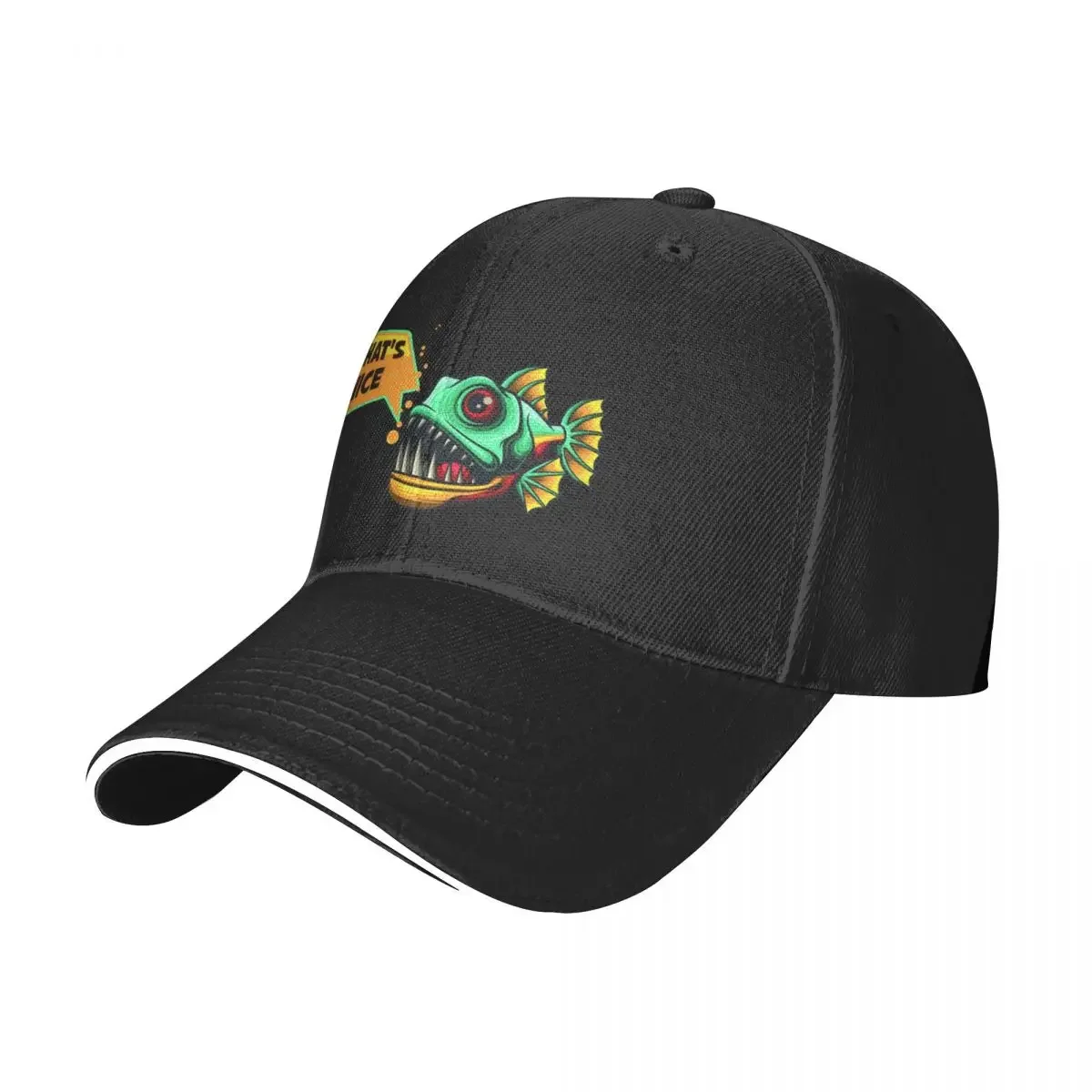 Thats Nice Piranha Baseball Cap dad hat Hat Man For The Sun Anime Hat Men Golf Wear Women's