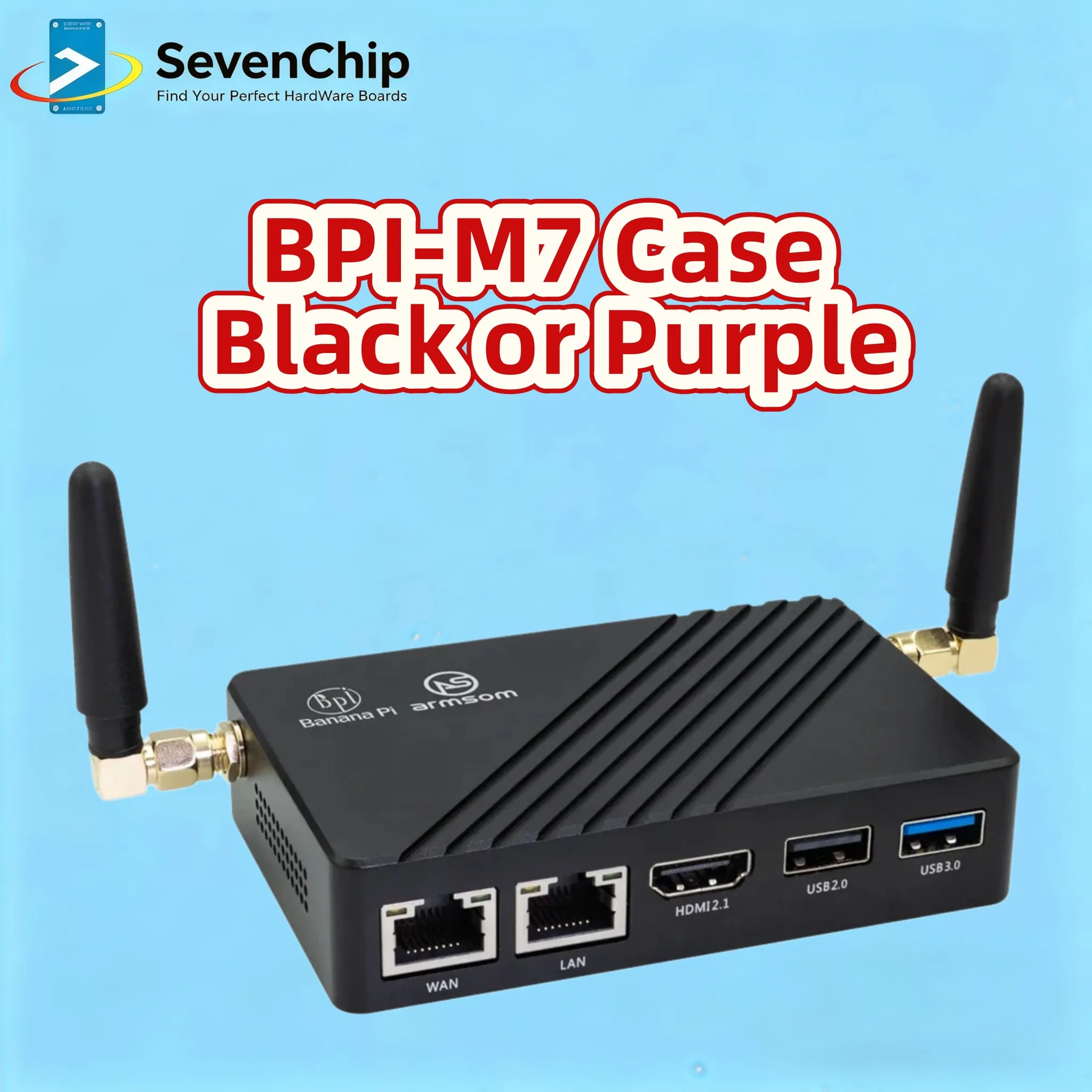 

Чехол для Banana Pi BPI-M7 черного или фиолетового цвета для аксессуаров BPI-M7