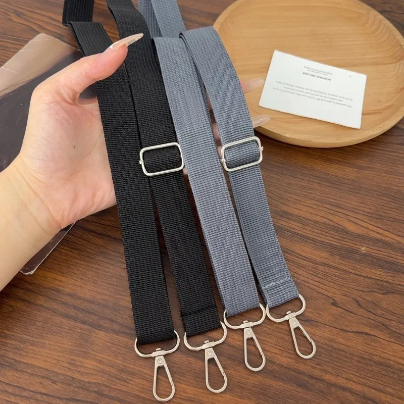 Adjustable Detachable Bag Straps Wide Solid Color Cotton Webbing Polypropylene Shoulder Strap Messenger Bag Accessory Supplies