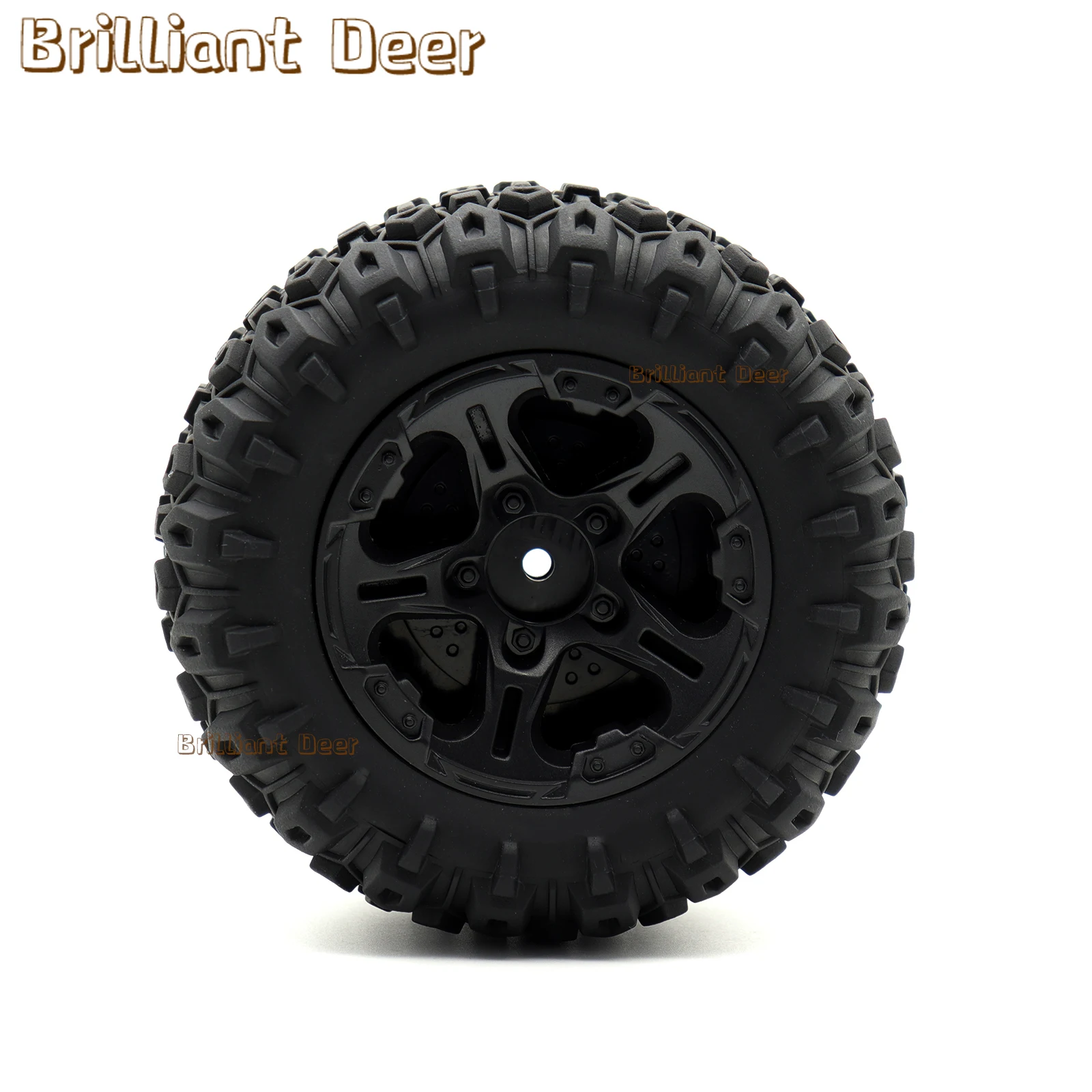 12mm Sechskant RC Reifen und Rad Upgrade Teile für Traxxas 1/10 MINI MAXX RC Monster Truck Fernbedienung Auto Modell Zubehör – Detail 1