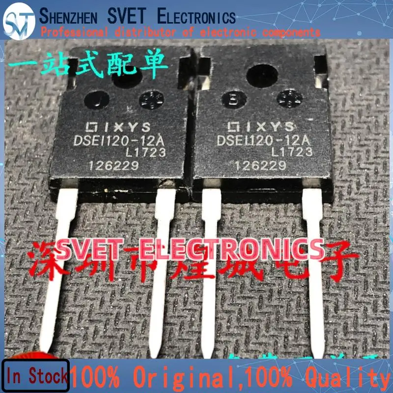 

10PCS-50PCS DSEI120-12A MOS TO-247-2 1200V 109A Original In Stock Fast shipping