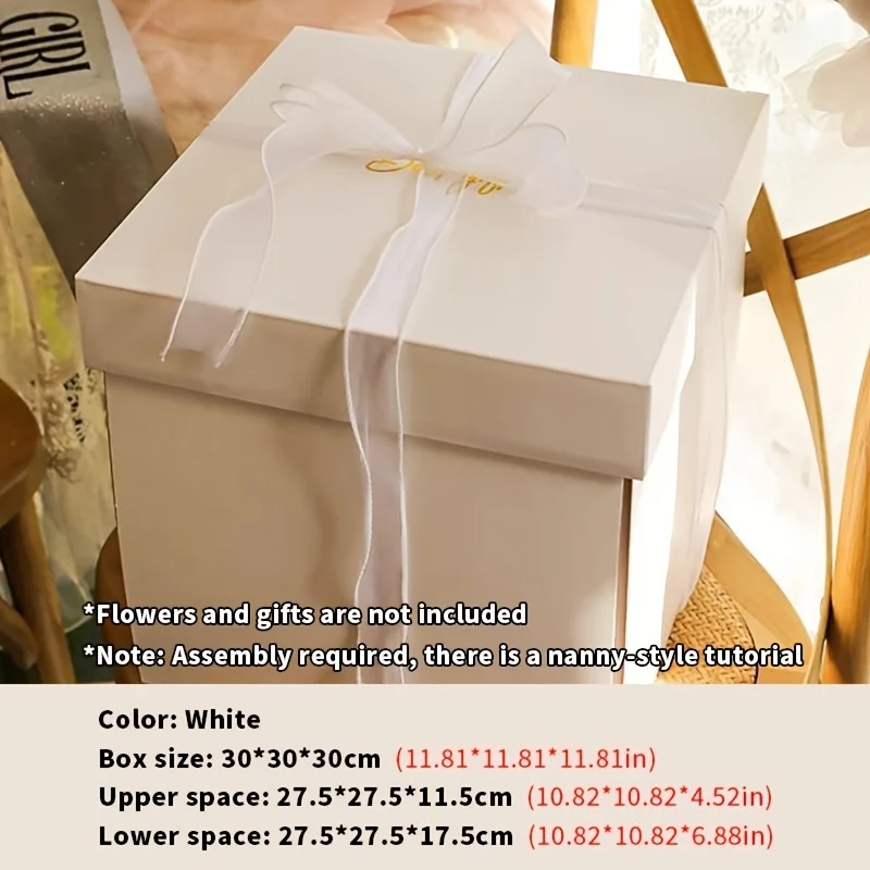 Flying Butterfly Spray Flower Gift Box Double Layer Design Surprise Birthday Explosion Gift Box Double Layer Open Bouncing Box 2