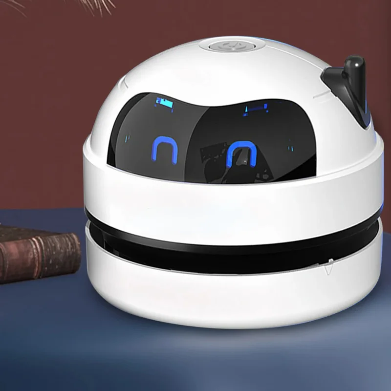 

Desktop Vacuum Cleaner Portable Wireless Vacuum Cleaner 500mAh USB Rechargeable with Detachable Nozzle Office Keyboard
