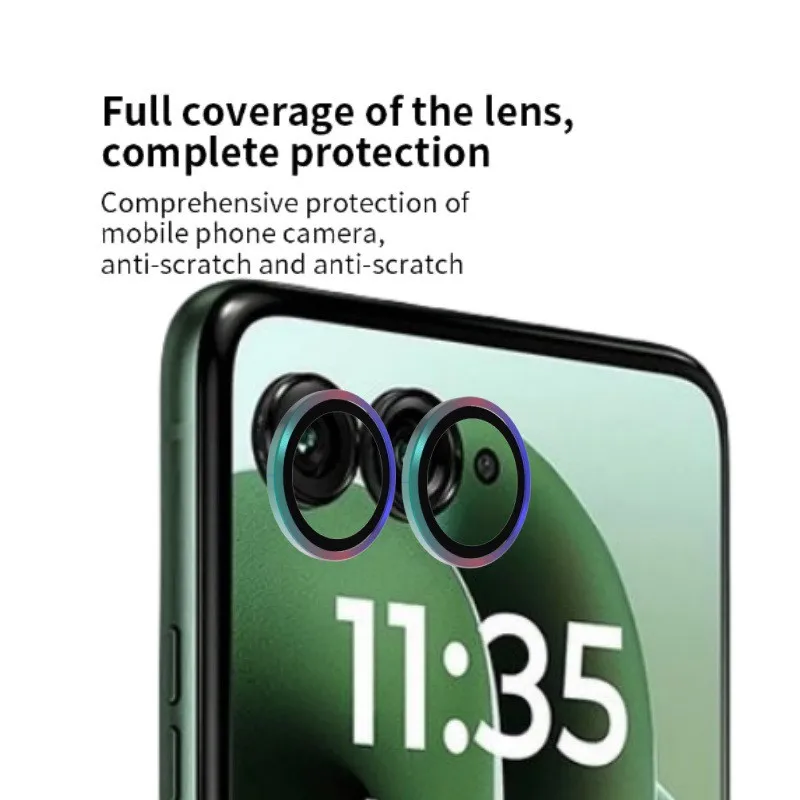 Kit Camshield Alloy Frame Camera Protector for Motorola RAZR 60 70 Ultra RAZR+ 2025 2026 Lens Metal Glass Ring Protective Cap