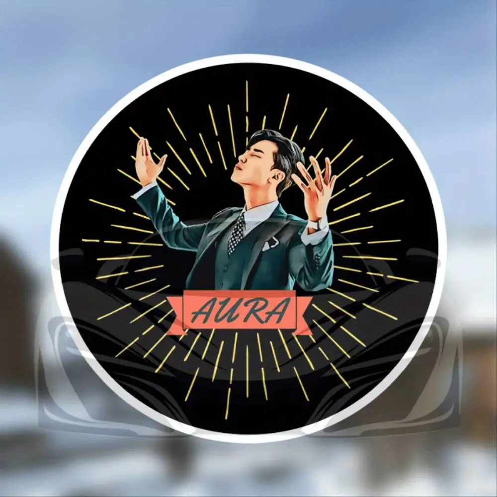 Park Seo Joon Aura Inspired Vinyl Bumper Sticker Decal Waterproof Stickers For Decorating Car Windows Motorcycles And Computers.