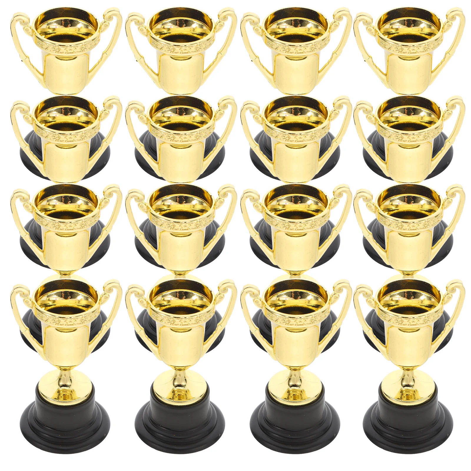 30 Pcs Trophy Kids Toys Carnival Party Favors Fidget Bulk Prizes Mini Trophies Gold Award Cup Piston