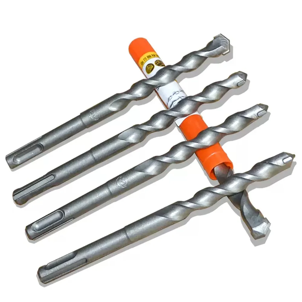 6/8/10/12/14/16/18/20/22 Square Handle Chrome Vanadium Impact Electric Hammer Drill Bit Concrete Drill Bit Perforated Stone Wall
