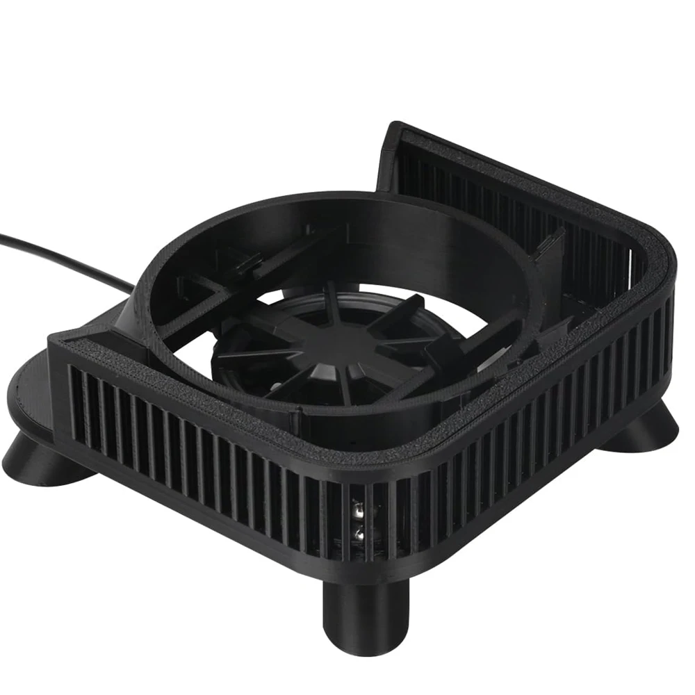 3D Printed Dustproof Cooling Base for Mac Mini M4/M4 Pro 2024 Anti Slip Bracket With Cooling Fan Stand DIY Accessories