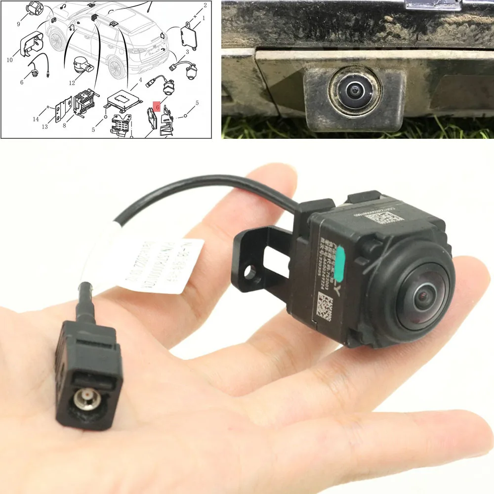 

For Geely Boyue Pro Atlas Pro FX11 AZKARRA 2019+ Car Rearview Backup Parking Reversing Assist 360° Panoramic Camera 6600249224