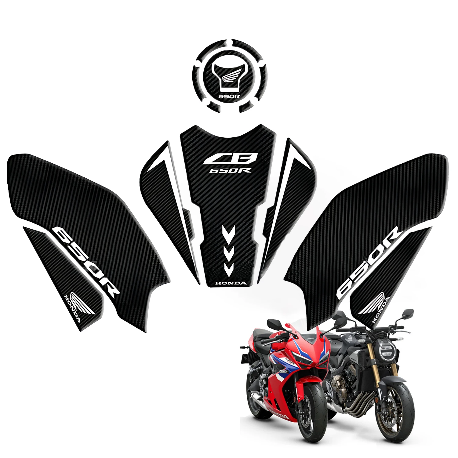 Рисунок 5 - Наклейка на бак для термоизоляции CB650R