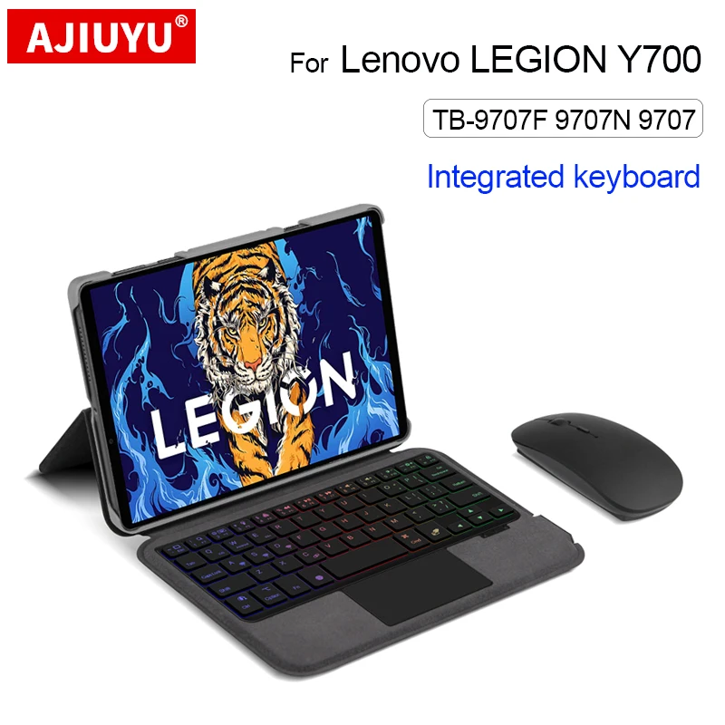 

Touchpad Keyboard Case Korean Spanish Portuguese For Lenovo LEGION Y700 8.8" TB-9707F 9707N 9707 Tablet Protective Cover Case