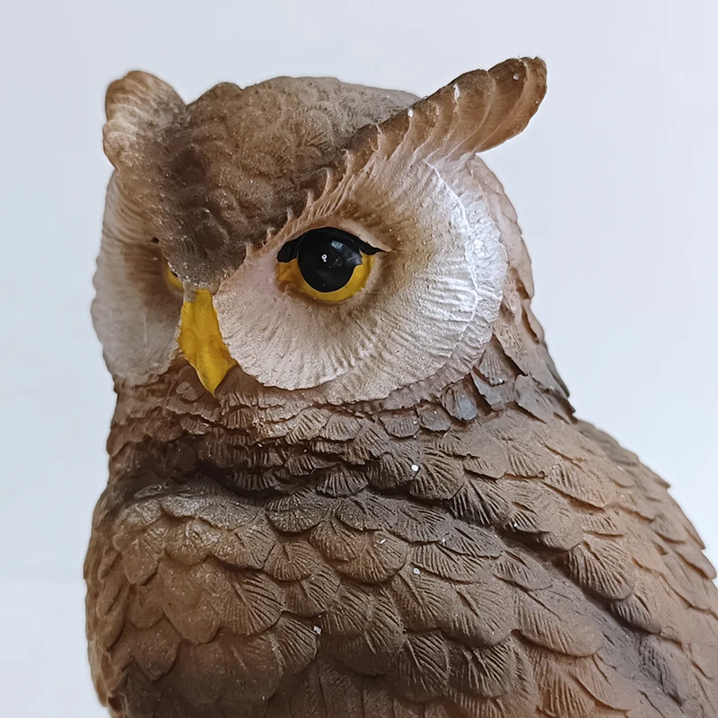 Owl Statues Figurines Home Decor Resin Sculpture For Decoration Animal Aesthetic Room Decor Desk Accessories Home Owl Ornaments