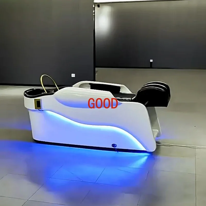 

Спа-парикмахерская умывальник Красота Мобильный шампунь Умывальник Кресло с откидной спинкой Гостиная Кровать для кормления Парикмахерская миска XFY-131