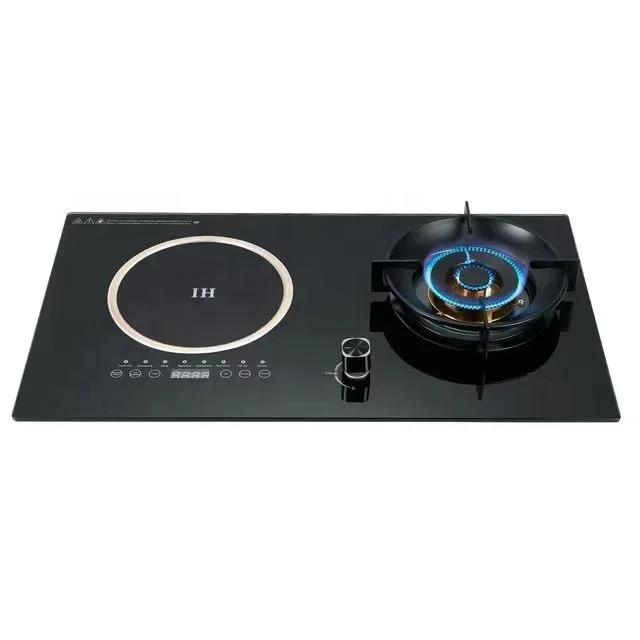 Household gas-electric dual purpose cooktop embedded stove  2 3 4 burners  infrared cooker gas