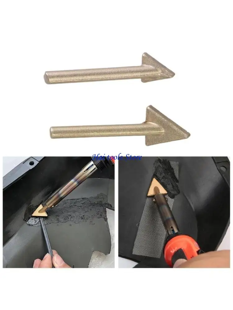 

X37E Soldering Iron Tip Set Copper Heads for Plastic Welding Station Repair Tool 2Pcs