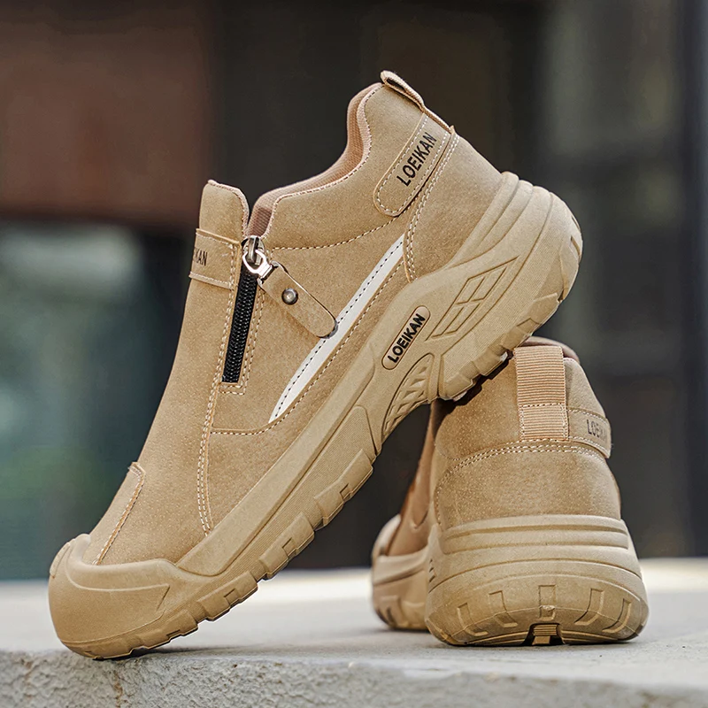 

New Spring Summer Lightweight Comfortable Men's Hiking Shoes Versatile Business Casual Outdoor Sports Footwear Durable Quality
