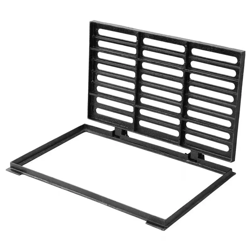 

Оптовая продажа с фабрики, изготовленная на заказ дренажная решетка, двойная квадратная прочная чугунная решетка