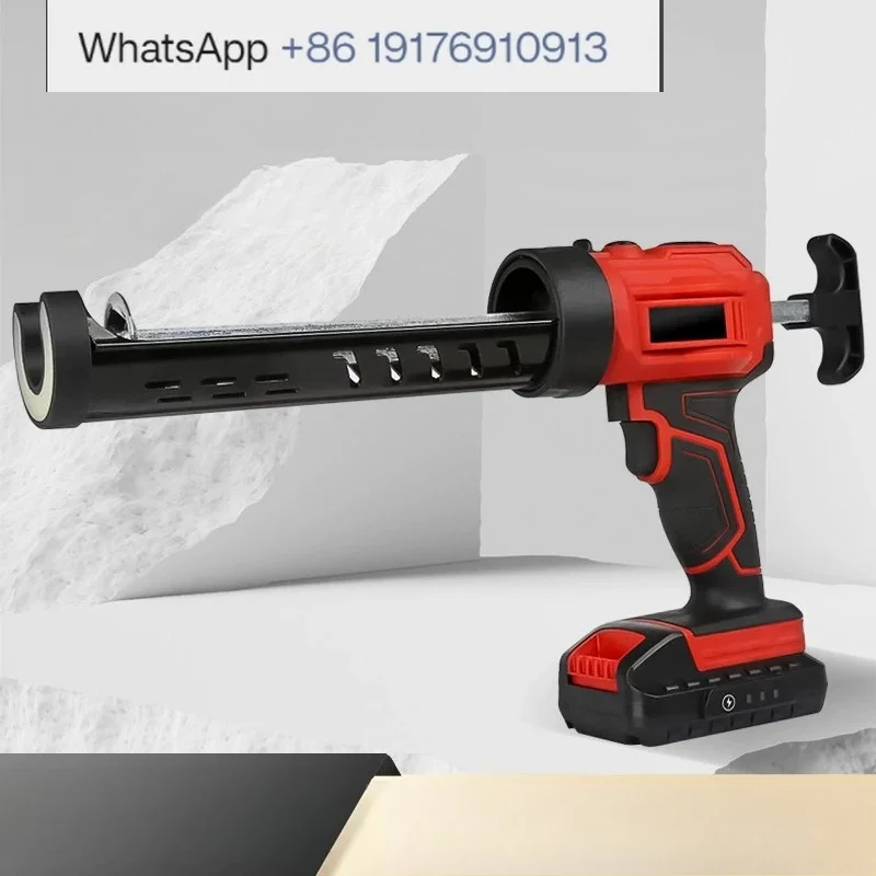 Glue gun lithium battery glass glue gun caulking gun rechargeable electric, beautiful seam soft and hard glue universal