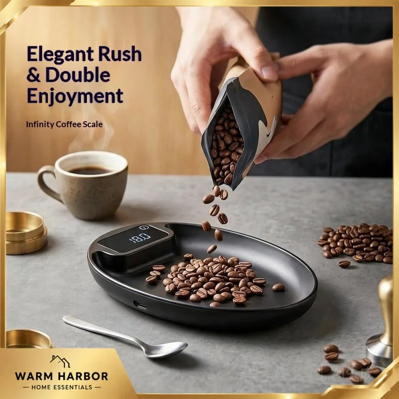 Coffee Bean Tray Scale Digital Coffee Scale High Precision Electronic Weighing Plate Dosing Tray For Espresso Coffee Tea Baking