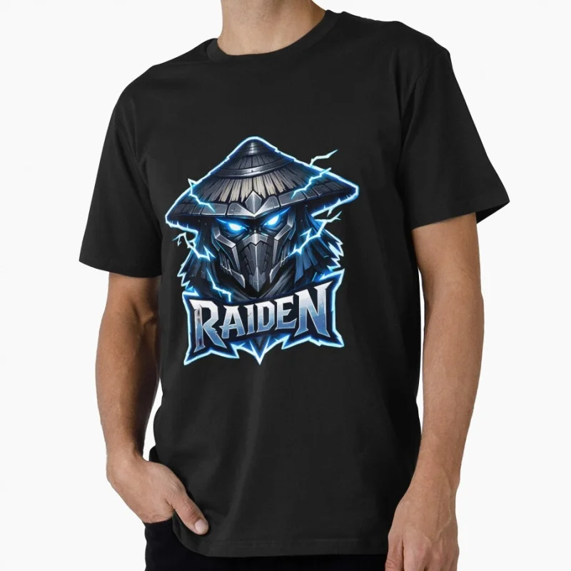Raiden 0501 Retro Video Game 90's Mortal Kombat MK Gift for gamer 100% cotton Short Sleeve Graphic T-Shirt All size tee S-6XL