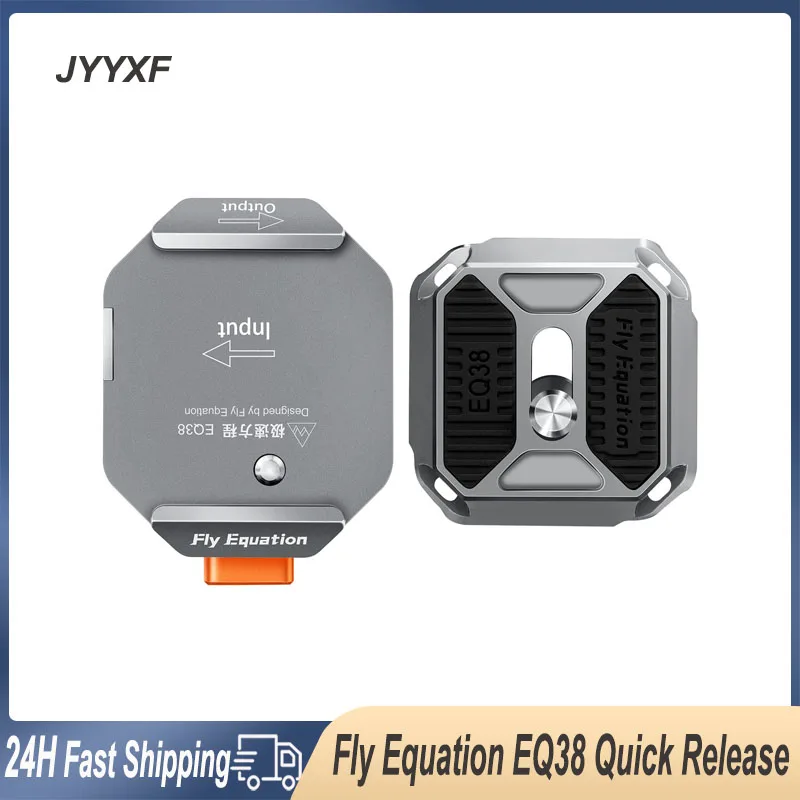 

JYYXF Fly Equation EQ38 Quick Release System Plate Clamp For DJI Zhiyun Stabiliser DSLR Camera Tripod Gimbal Quick Switch Kit