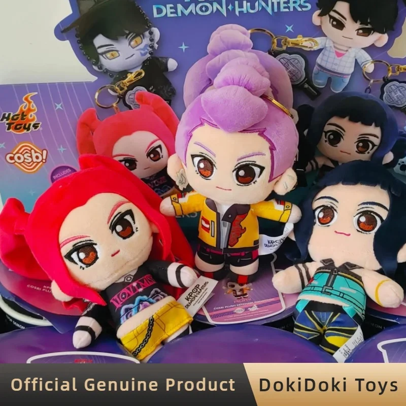 Original Kpop Demon Hunters Cosbi Plüsch-Anhänger Blindbox Sammlerstück Niedlicher Taschenanhänger Schlüsselanhänger Puppe für Erwachsene Fans Geschenk