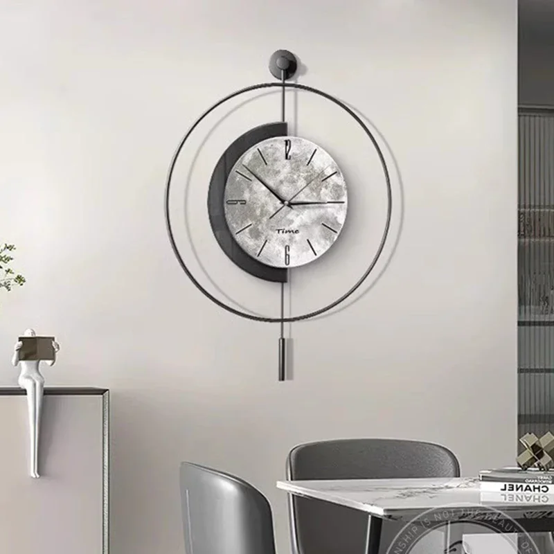 Living Room Wall Clocks Led Mechanism Luxury Digital Aesthetic Modern Wall Watch Nordic Fashion Horloge Ornaments Home Decor